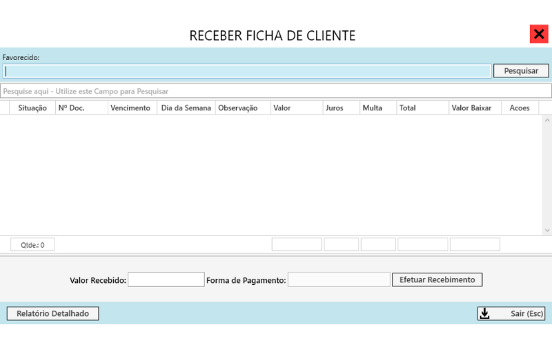 Receber Crediário do Luccrei PDV
